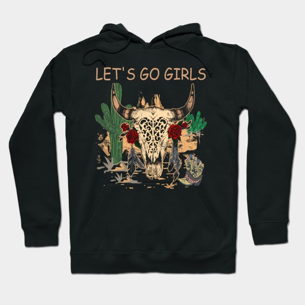 Cartoon Gifts Let's Go Girls My Favorite People Hoodie by DesignDRart